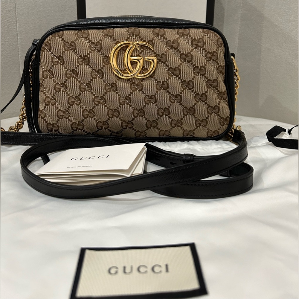 Gucci Canvas Marmont Shoulder bag